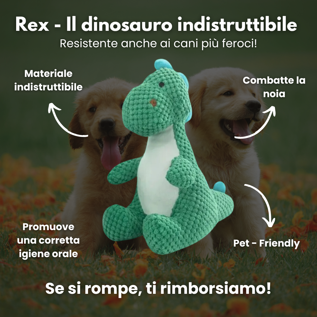 Rex™ – Il dinosauro resistente e rilassante